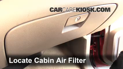 2015 Chevrolet Tahoe LT 5.3L V8 FlexFuel Filtro de aire (interior) Cambio